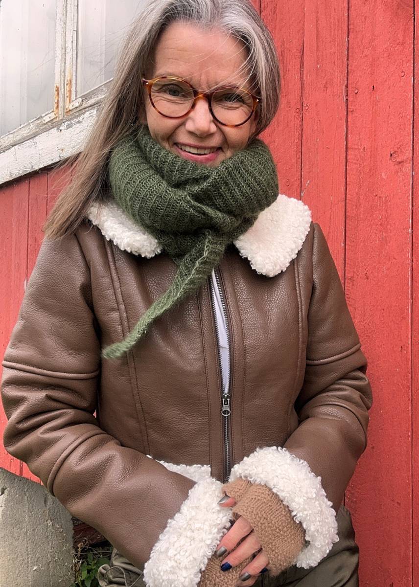fluffy scarf pattern
